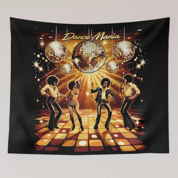Item preview, Dance Mania Retro Disco designed and sold by Uglyandcute.