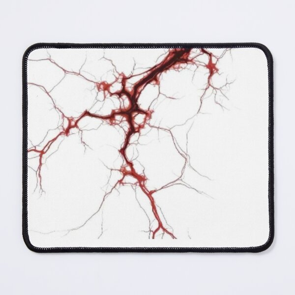 Item preview, Red Vein Branches on White designed and sold by Adronia.