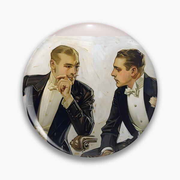 Item preview, Gentlemen in Tuxedos - J.C. Leyendecker designed and sold by Jon-Baran.