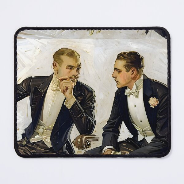 Item preview, Gentlemen in Tuxedos - J.C. Leyendecker designed and sold by Jon-Baran.