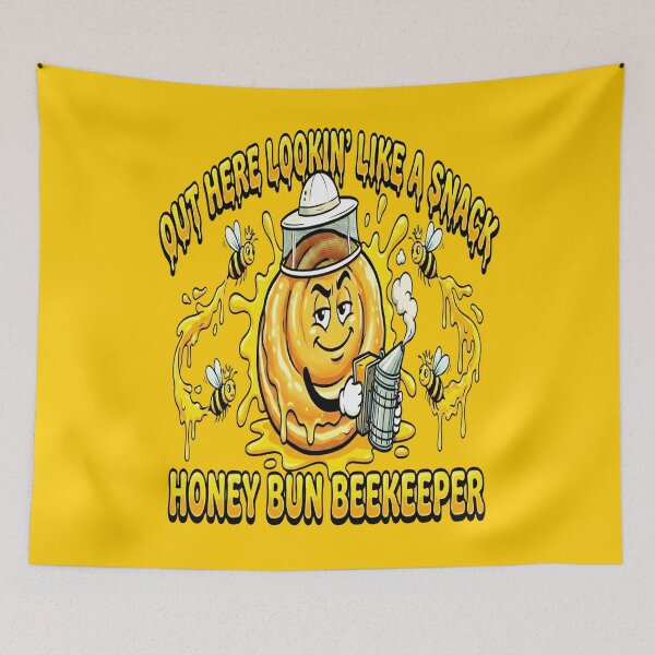 Item preview, Out Here Lookin’ Like a Whole Snack – Honey Bun Beekeeper designed and sold by Teeshart.