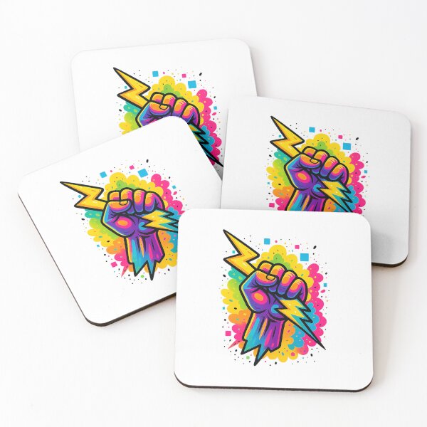 Item preview, Graffiti Hand Holding Lightning Energy — Funky Youth Power | Meta Mirage Series designed and sold by Meta Mirage .