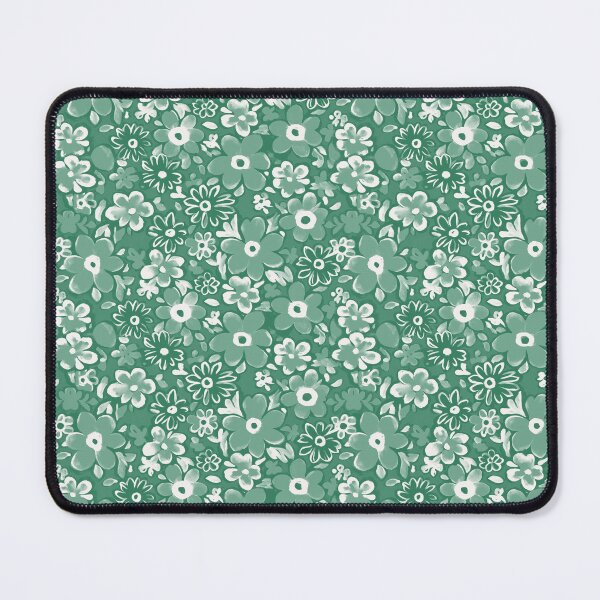 Item preview, Green Daisy Floral Seamless Repeat designed and sold by Sharon Schwalbe.