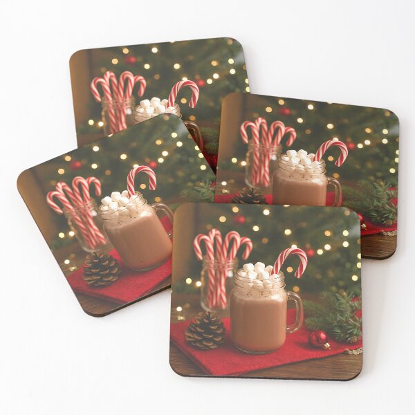 Item preview, Chocolate Milk with Peppermint Sticks designed and sold by WJ Cozy Creations.