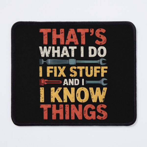 Item preview, Industrial Fix Stuff Quote – Rusty Mechanic Design designed and sold by CalmDownZone ⭐️⭐️⭐️⭐️⭐️.