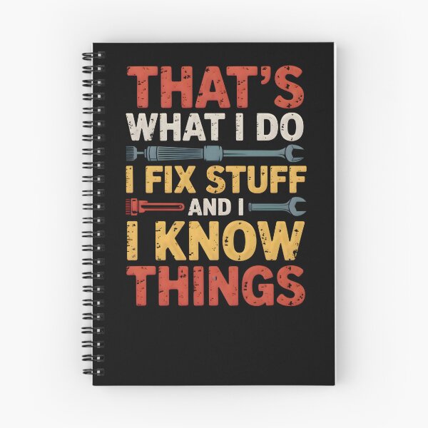 Item preview, Industrial Fix Stuff Quote – Rusty Mechanic Design designed and sold by CalmDownZone ⭐️⭐️⭐️⭐️⭐️.