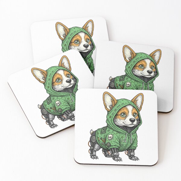 Item preview, Cyborg corgi designed and sold by krabbaraban.