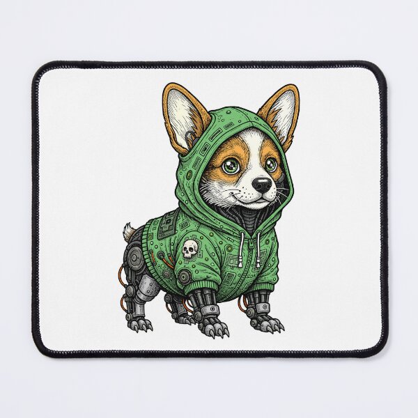 Item preview, Cyborg corgi designed and sold by krabbaraban.