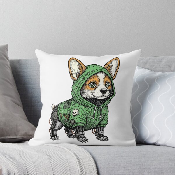 Item preview, Cyborg corgi designed and sold by krabbaraban.