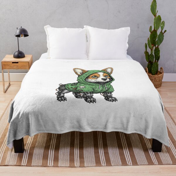 Item preview, Cyborg corgi designed and sold by krabbaraban.