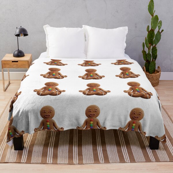 Item preview, Zen Gingerbread Man | Funny Meditation Christmas designed and sold by Rosuma Designs.