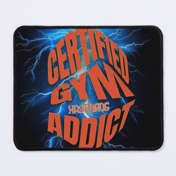 Item preview, Certified Gym Addict | Electric Power Fitness Design by Beak Bros designed and sold by BeakBros.