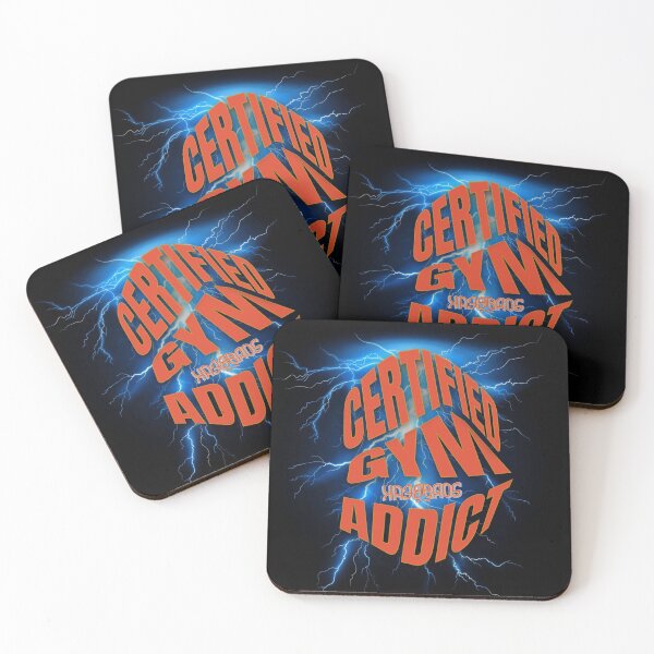 Item preview, Certified Gym Addict | Electric Power Fitness Design by Beak Bros designed and sold by BeakBros.