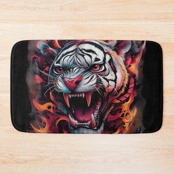 Item preview, Flame-Fanged White Tiger Rage designed and sold by Daagath.