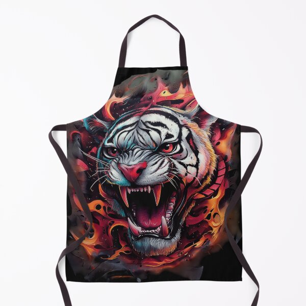 Item preview, Flame-Fanged White Tiger Rage designed and sold by Daagath.