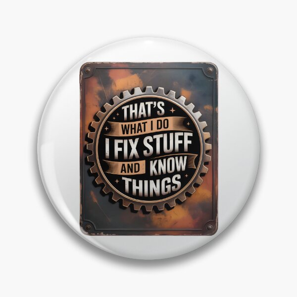 Item preview, Gear Frame Fix Stuff Quote – Vintage Engineering Design designed and sold by CalmDownZone ⭐️⭐️⭐️⭐️⭐️.
