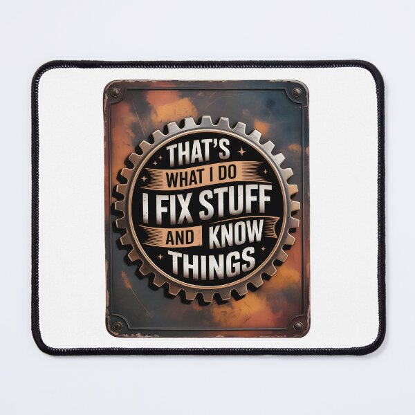 Item preview, Gear Frame Fix Stuff Quote – Vintage Engineering Design designed and sold by CalmDownZone ⭐️⭐️⭐️⭐️⭐️.