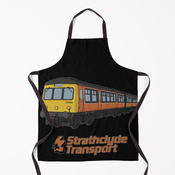 Item preview, Retro Scottish Train | Glasgow Strathclyde Railway Design designed and sold by Loom on the Loch.
