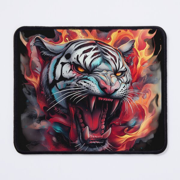 Item preview, Blazing Fury of the White Tiger designed and sold by Daagath.
