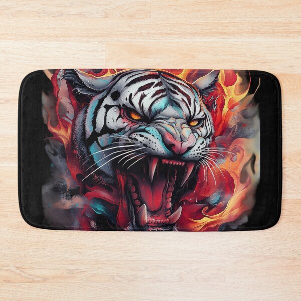 Item preview, Blazing Fury of the White Tiger designed and sold by Daagath.