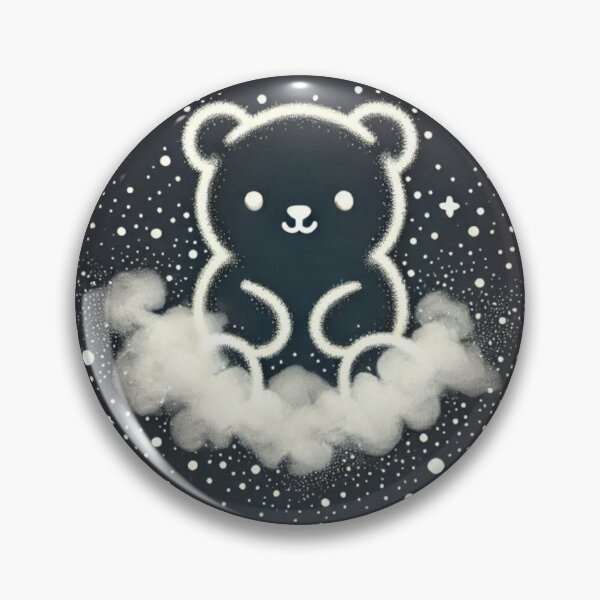 Item preview, Cute Space Bear Kawaii Cloud Glow designed and sold by BigBlueArt.