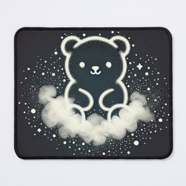 Item preview, Cute Space Bear Kawaii Cloud Glow designed and sold by BigBlueArt.