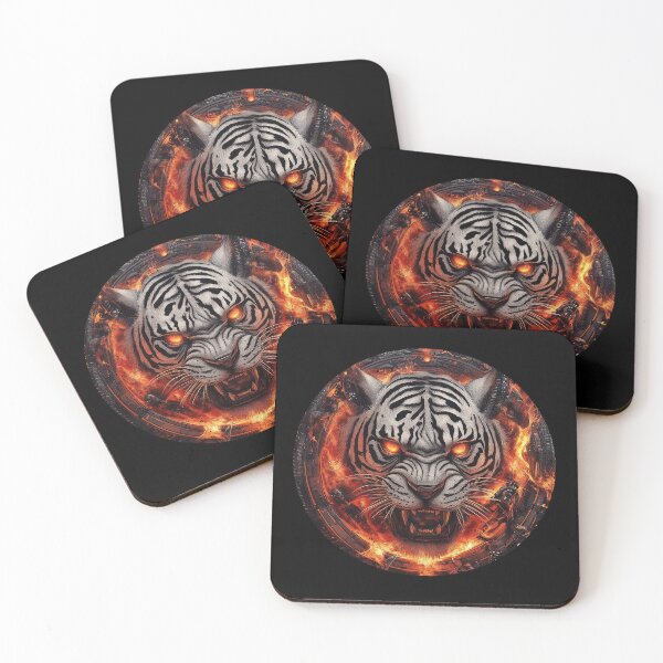 Item preview, Inferno Core White Tiger designed and sold by Daagath.
