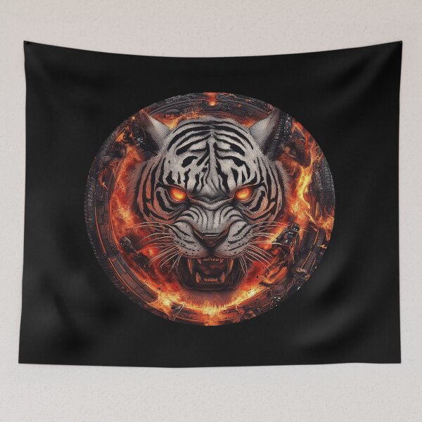Item preview, Inferno Core White Tiger designed and sold by Daagath.