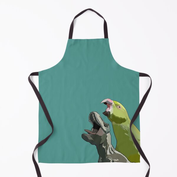 Item preview, Ringneck & Dino, Parakeet & Dinosaur designed and sold by April's Escape.