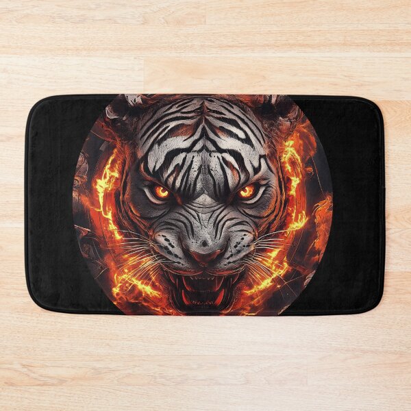 Item preview, Wrath of the Fire Ring Tiger designed and sold by Daagath.