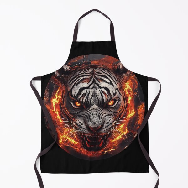 Item preview, Wrath of the Fire Ring Tiger designed and sold by Daagath.