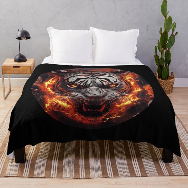 Item preview, Wrath of the Fire Ring Tiger designed and sold by Daagath.