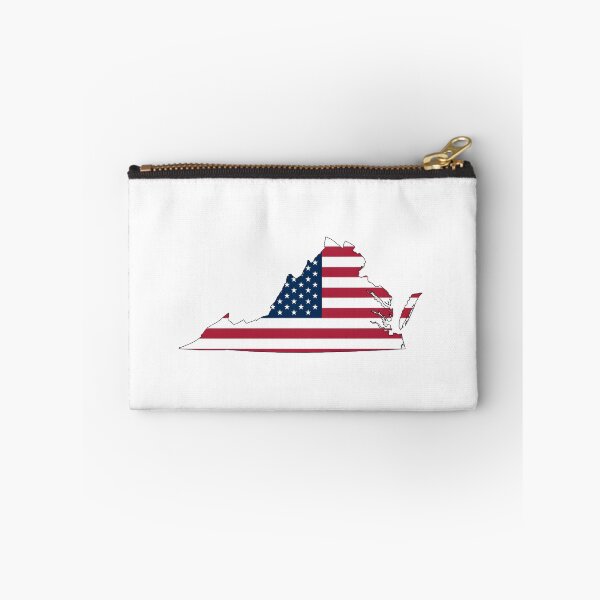 Item preview, Virginia Stars & Stripes State Silhouette – Distressed Americana designed and sold by Paper Drip.