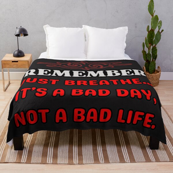Item preview, Remember Just Breathe  It's Just A Bad Day Inspirational Quote designed and sold by Lovemountain.