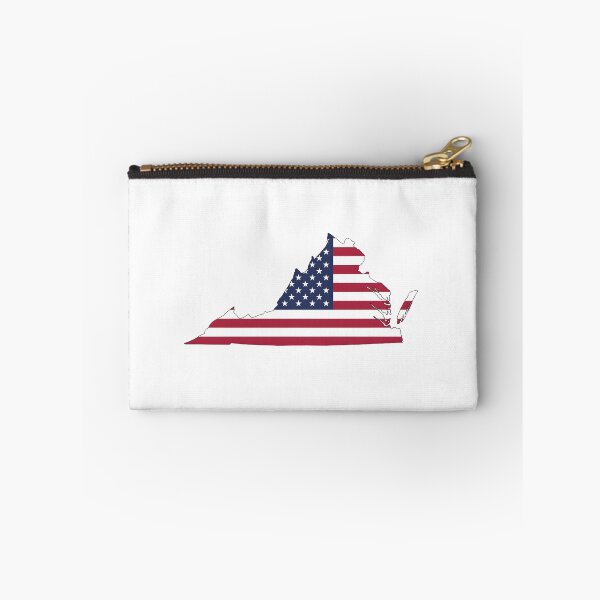 Item preview, Virginia Stars & Stripes State Silhouette – Distressed Americana designed and sold by Paper Drip.