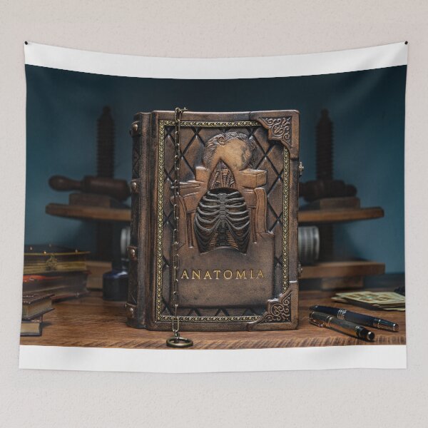 Item preview, Libro de cuero único llamado 'Anatomia' designed and sold by alchemist501.