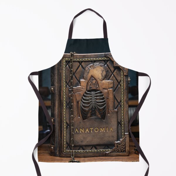 Item preview, Unique leather book named 'Anatomia' designed and sold by alchemist501.