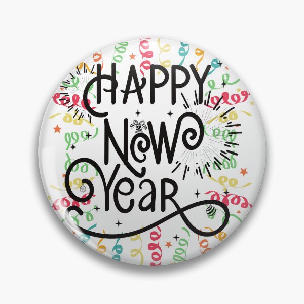 Item preview, Happy New Year 2026 Confetti Circle | Colorful Party Celebration Design designed and sold by Mona-kewana.