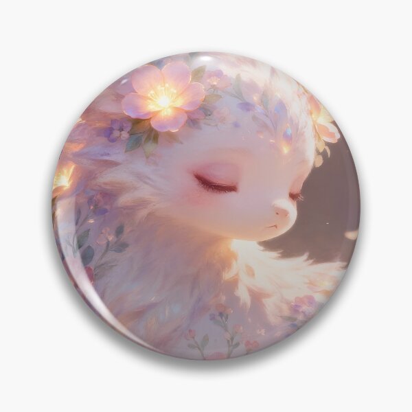 Artikelvorschau, Soft-Glow Petal Guardian Creature柔辉花守·静心灵兽#181 entworfen und verkauft von KAMOCHI Art.