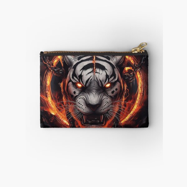 Item preview, Chained Flameborn White Tiger designed and sold by Daagath.