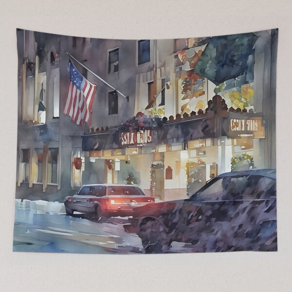 Item preview, St. Regis Snowstorm designed and sold by RCWatercolours.