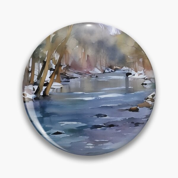 Item preview, Frigid River designed and sold by RCWatercolours.