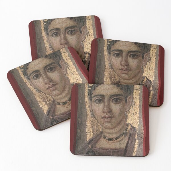 Item preview, Fayum portrait of a young egyptian lady. designed and sold by frederic Lecut.