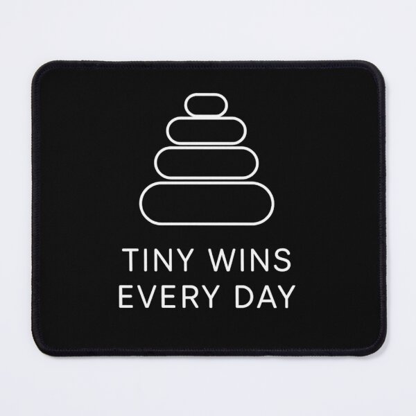 Item preview, Tiny Wins Every Day – Minimalist Progress Art, Stacked Stones and Daily Growth Illustration, Motivational Minimal Design for Stickers and Apparel designed and sold by OnPointOutfits.