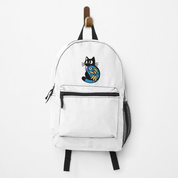 Item preview, Minimalist Cat and Fish Tattoo Artwork designed and sold by Studio23:45.