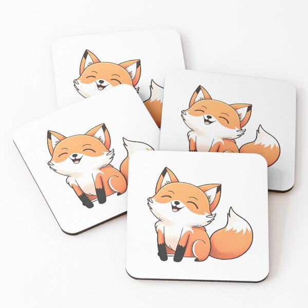 Item preview, Cute Kawaii Happy Fox designed and sold by therodion.