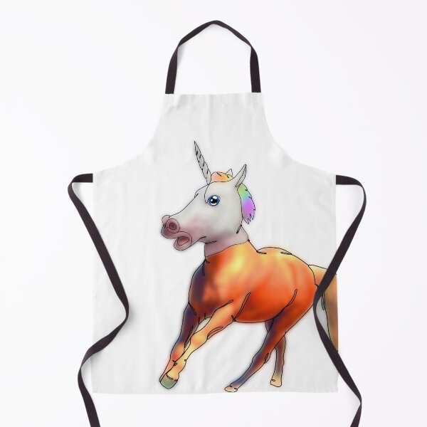 Item preview, Lops the Horse Wearing a unicorn Hat – animalzinhats designed and sold by Ashley’sAnimalz.