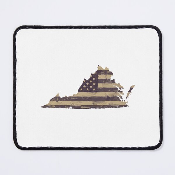 Item preview, Virginia State Vintage Stars & Stripes – Brown and Gold designed and sold by Paper Drip.