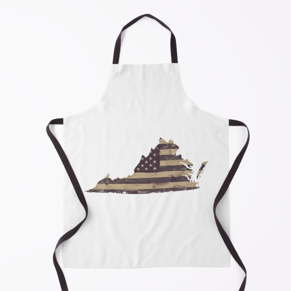 Item preview, Virginia State Vintage Stars & Stripes – Brown and Gold designed and sold by Paper Drip.