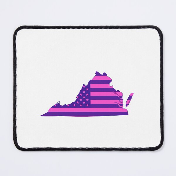 Item preview, Virginia Pop Pink State Flag – Modern Fun Colors designed and sold by Paper Drip.